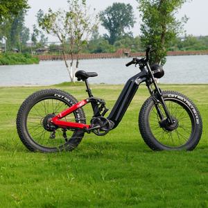 1000W/2000W 듀얼 모터 성인용 전기 자전거, 48V 30Ah/20Ah 배터리, 26인치 팻 타이어 풀 서스펜션 Ebike - Product Image 3