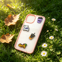 Badge autocollant métallique personnalisé, épinglette émaillée, autocollants métalliques pour téléphone, adaptés à diverses décorations, vente en gros sur mesure
