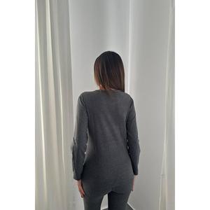 Conjunto Térmico de Doble Cara Color Antracita para Mujer, Venta al Por Mayor - Product Image 1