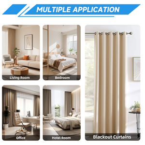 <span class=keywords><strong>Cortinas</strong></span> <span class=keywords><strong>y</strong></span> Drapeados Blackout de Terciopelo Verde con Estampado de Lámina Plateada al Por Mayor Económicas para Ventanas de Habitaciones DaiRui - Product Image 6