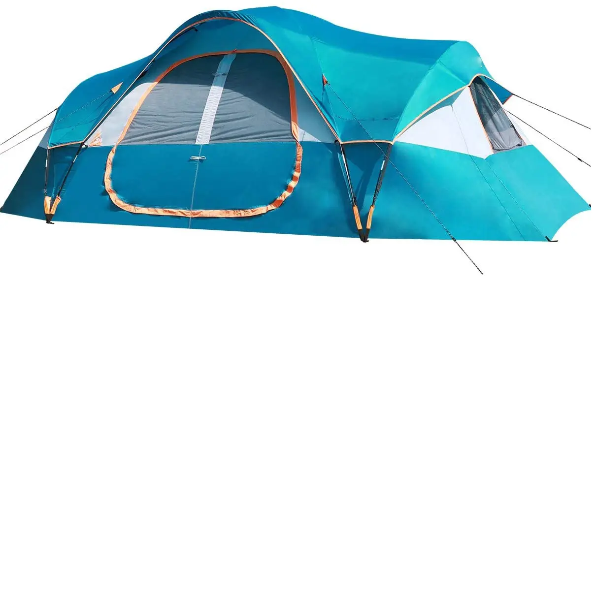 쉬운 캠핑 텐트 10 사람 가족 텐트 5 대형 메쉬 Windows 더블 레이어 2 방수 내후성