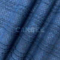 Venta caliente 98% poliéster 2% Spandex burbuja crepé liso teñido arrugado tejido Material de la ropa telas para ropa tela elástica