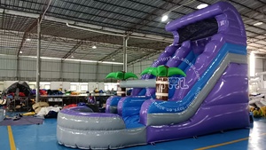 <span class=keywords><strong>Toboggan</strong></span> gonflable commercial de piscine de <span class=keywords><strong>toboggan</strong></span> <span class=keywords><strong>aquatique</strong></span> grand cavalier de maison de rebond bon marché videur de château de saut plein d'entrain - Product Image 4