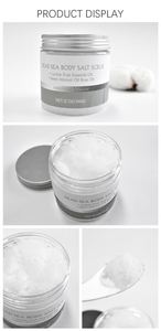Gommage doux pour le visage aux extraits purs de sel de la Mer Morte, gommage corporel unique blanchissant et hydratant, ensemble exfoliant pour hommes et femmes - Product Image 5