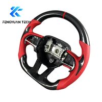 Volant en fibre de carbone forgé pour Dodge Charger Challenger Srt8 Ram 2008 2013 2014 2015 2016 2017 2018 2019 Sans airbag
