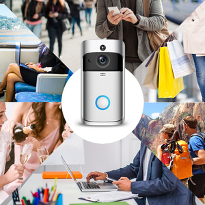 Zoom 2024 Smart Wifi <span class=keywords><strong>Door</strong></span> Bell V5 Apartamento Dingdong Ring Bell Video Cámara DoorBell Inalámbrico - Product Image 2