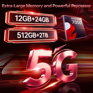 Wp56 Rugged Điện Thoại Thông Minh Với Lớn 16000MAh Pin 45W Sạc Loa Trại Ánh Sáng 5G Mạng Toàn Cầu Tần Số Điện Thoại Di Động - Product Image 4