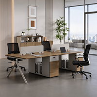 Bureau de travail durable pour le personnel de bureau, table de bureau modulaire pour la décoration de lieux de travail modernes