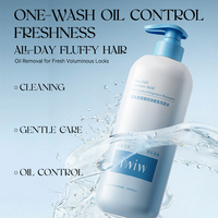 Shampooing parfumé ODM au sel marin et aux acides aminés, contrôle du sébum, rafraîchissant, lissant et adoucissant