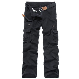 <span class=keywords><strong>Pantaloni</strong></span> <span class=keywords><strong>Cargo</strong></span> da Uomo Trendy Casual a Vita Media con Tasche Multiple per Allenamento all'Aperto - Product Image 2