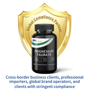 Capsules de Taurate de Magnésium Multi-Marchés Conformes aux Normes US/EU |   Étiquettes multilingues et documents d'importation pour les clients soumis à une conformité stricte - Product Image 4