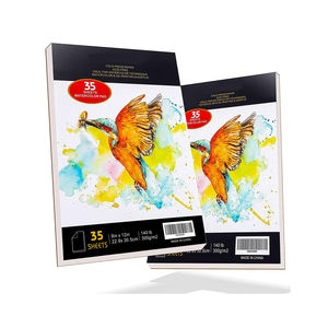 Bloc de Papel de Algodón para Acuarela de 240 Gsm y 20 Hojas - Product Image 1