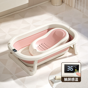 Migliore Vasca da Bagno Antiscivolo con Sensore di Temperatura per Neonati e Bambini con Sedile, Uso Sicuro e Bagno Domestico - Product Image 4