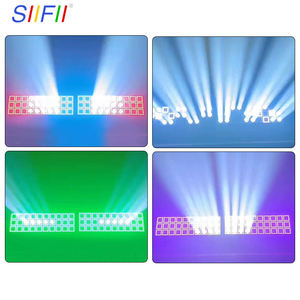 Lumière stroboscopique LED blanche chaude <span class=keywords><strong>DMX</strong></span> 5050 RGB Hybrid Auxiliary Flash Strobe Beam Wash Stage Bar Disco pour concerts, 30 pièces - Product Image 5