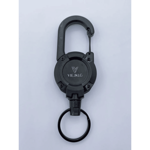VIEJKLG Porte-clés rétractable en métal avec mousqueton, porte-badge de 23,6 pouces, cadeau promotionnel - Product Image 1