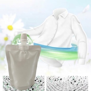 Sẵn Sàng Tàu 100Ml Trắng Đứng Chất Lỏng Pouch Phân Hủy Sinh Học Spout Pouch Cho Giặt Chất Tẩy Rửa Năng Lượng Uống Tái Sử Dụng Túi Nhựa - Product Image 5