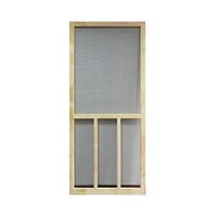 Porte d'entrée ou de séparation en bois, en aluminium, pour maison, pour arrière, pelouse, chambre à coucher