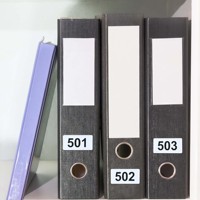 Étiquettes numérotées séquentielles en PVC autocollantes 2x4cm, autocollants résistants aux UV et imperméables pour l'inventaire d'entrepôt, 500 pièces par rouleau