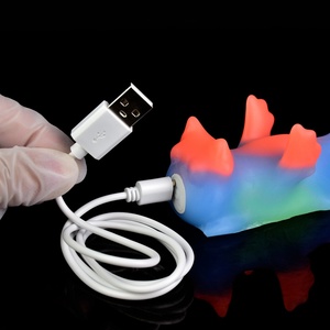 Vibrador de Silicona Suave YOCY, Juguetes Sexuales Vibrantes y Luminosos para la Vagina, Estimulador de Fricción Anal, Vibrador - Product Image 6