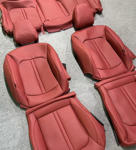 <span class=keywords><strong>Coprisedili</strong></span> in Pelle Nappa Personalizzati Resistenti all'Usura per <span class=keywords><strong>Audi</strong></span> A1 A2 A3 A4 A5 <span class=keywords><strong>A6</strong></span> A7, Set Completo Sportivo di Design - Product Image 1