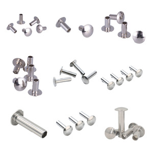 Remaches de diamantes de imitación de cuero para ropa de hardware de precisión personalizados OEM <span class=keywords><strong>remache</strong></span> de cabeza plana de acero inoxidable de <span class=keywords><strong>rosca</strong></span> <span class=keywords><strong>interna</strong></span> - Product Image 4