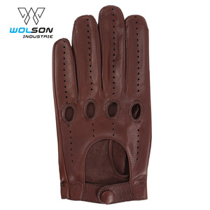 Guantes de conducción de moda personalizados Guantes de conducción de alta calidad Guantes de conducción de cuero de dedo completo para hombres de calidad superior Unisex. - Product Image 2