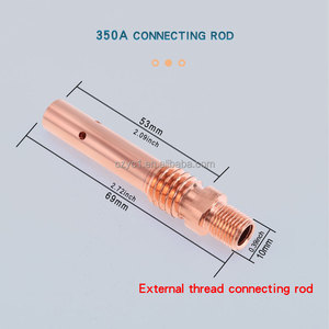 St chứng nhận chất lượng Pana 200A 350A 500A đồng thau MIG Hàn ngọn đuốc phụ kiện liên hệ với tip chủ - Product Image 3