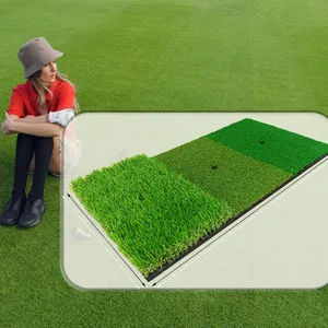 Tapete do balanço do golfe, na área externa, tapete de proteção de impacto de 12x24 polegadas, tapete inodoro para golfe