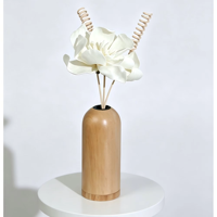 Fleurs artisanales en bois de Sola écologiques, fourniture directe usine, ornements imperméables pour spa, fêtes et décoration quotidienne de la maison