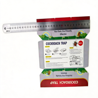 Trampa para Cucarachas de Alta Calidad Longyear con Cama Adhesiva Desechable Ecológica, 1 Unidad, Aplicable para Áreas de Menos de 20m