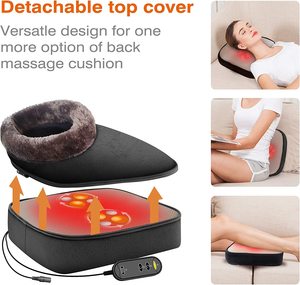 LUYAO scaldapiedi riscaldati elettrici per uomo e donna termoforo, scaldapiedi e schiena 15 minuti spegnimento automatico - Product Image 2