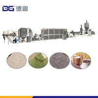 Double Extruded Electric Portable Breakfast Baby Infant Corn Grain Instant Cereal Nutrition Powder Food Making Machine Equipment