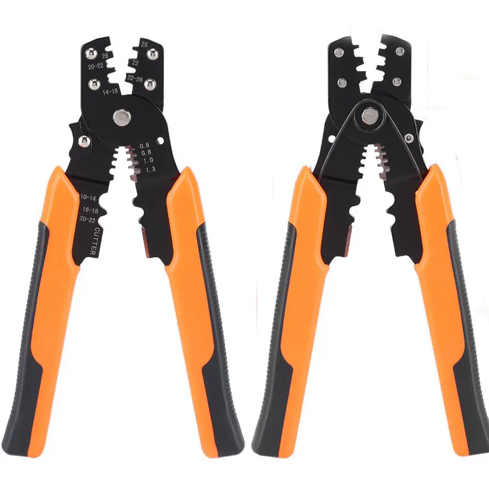 Multi-Purpose Electricians Crimping Pliers Wire Stripper Cable Cutter Professional Handle Design