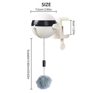 Juguete Interactivo Robótico Eléctrico <span class=keywords><strong>para</strong></span> <span class=keywords><strong>Gatos</strong></span> y Perros de Interior, Juguete de Peluche Automático y Sostenible con Plumas, Empaquetado en Caja - Product Image 4