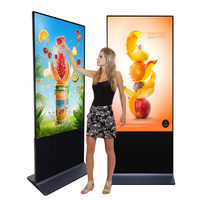 Écran tactile capacitif de 43 pouces, affichage numérique pour centre commercial, publicité animée, vidéo, kiosque sur pied