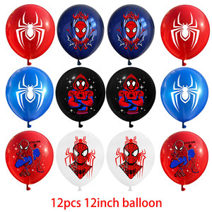 Nouveau Design Super Héros <span class=keywords><strong>Spider</strong></span> -<span class=keywords><strong>Man</strong></span> <span class=keywords><strong>Film</strong></span> Aluminium Latex Ballon Bannière Drapeau Ensemble Pour Enfants Joyeux Anniversaire Fête Décoration Globos - Product Image 3