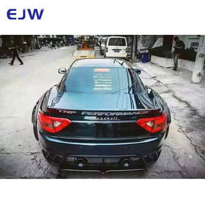 Per Maserati GranTurismo GT GTS ha aggiornato <span class=keywords><strong>LB</strong></span> Style Body Kit WD gonna laterale in fibra di vetro paraurti anteriore per auto Set paraurti - Product Image 3