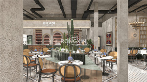 Muebles de Estilo Marroquí para Cafetería, Asientos Personalizados para Restaurante, Mostrador para Cafetería, Diseño para Tienda Árabe - Product Image 3
