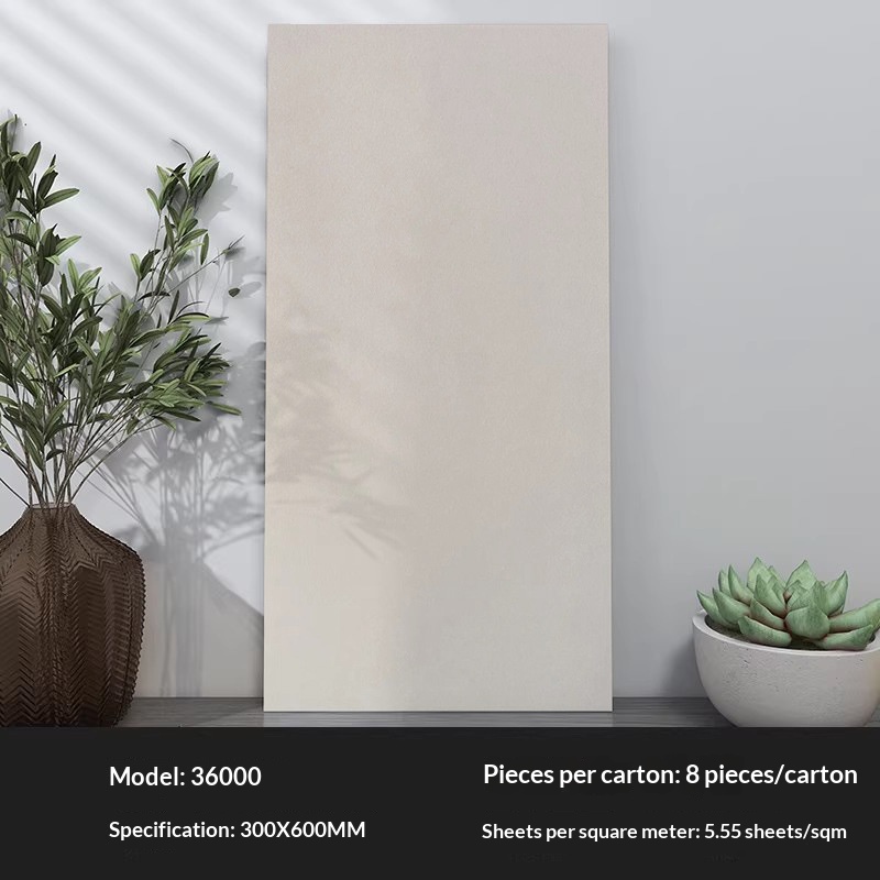 36000matte tinta unita mattone - 300x600mm