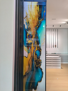 Mạ Vàng Carbon tấm pha lê Panel tường PVC tấm đá cẩm thạch cho phòng ngủ hội trường trang trí nội thất nhựa Tấm Đá tường phòng khách bệnh viện - Product Image 4