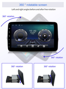 Autoradio 1 Din 9 '10 "doble Din Multi TouchGM Auto estéreo música MP4 <span class=keywords><strong>Mp5</strong></span> Universal Android 12 360 grados giratorio coche Dvd pantalla - Product Image 2