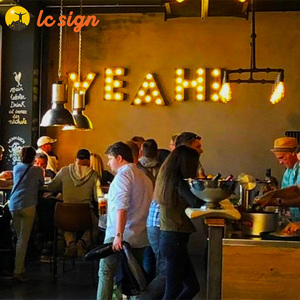 หลอดไฟ LED สำหรับตกแต่งงานแต่งงานตัวอักษร <span class=keywords><strong>MR</strong></span> and MRS 4ft Marquee - Product Image 6