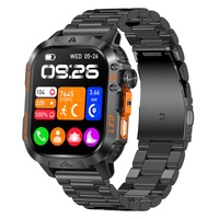 CR289 Reloj Inteligente para Hombre, Exterior, Batería Grande de 1200 mAh, Pantalla HD de 2.01'', Brújula, Resistente al Agua 3 ATM, Seguimiento de Salud, Deportivo