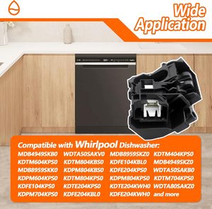 Conjunto <span class=keywords><strong>de</strong></span> Cierre <span class=keywords><strong>de</strong></span> Puerta para <span class=keywords><strong>Lavavajillas</strong></span> W11412299 Compatible con <span class=keywords><strong>Lavavajillas</strong></span> <span class=keywords><strong>Whirlpool</strong></span>, Reemplazo Chino para W11091934 - Product Image 3