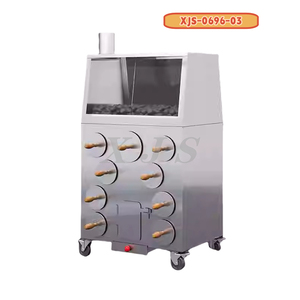 Horno <span class=keywords><strong>asador</strong></span> <span class=keywords><strong>de</strong></span> aperitivos multihoyo engrosado, ampliamente utilizado para puestos al aire libre, para hornear batata, castañas y maíz; máquina para asar maíz - Product Image 3