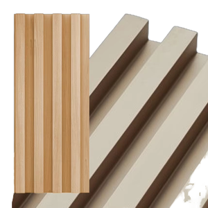 Panel Dinding Kamar Mandi WPC Arang Bambu Great Wall Board, Sistem Interlocking, Ramah Lingkungan, Alur Cekung Cembung untuk Interior - Product Image 1