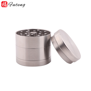 Molinillo de acero inoxidable de alta calidad, 50mm, gran Metal, 4 capas, al por mayor, molinillo de hierba de acero inoxidable, Metal para tabaco - Product Image 2