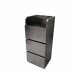 Modern Stainless Steel Hair Salon <b>Tool</b> Cabinet and Cart Commercial Salon Furniture - Product Image 2