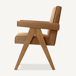 Ensemble de <span class=keywords><strong>table</strong></span> à manger en bois massif de chêne naturel au design moderne luxueux pour 4 à 6 personnes pour utilisation hôtelière - Product Image 2