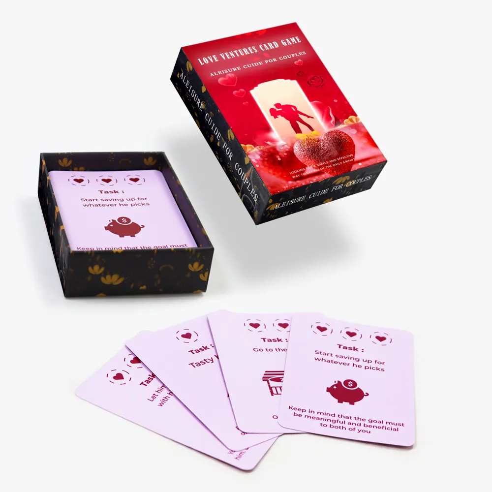 Op Maat Gemaakte Spellen Voor Volwassenen Slaapkamer Kaartspel Fabricage Op Maat Gemaakte Leuke Vraag Ondernemingen Liefde Taal Kaartspel Voor Paar